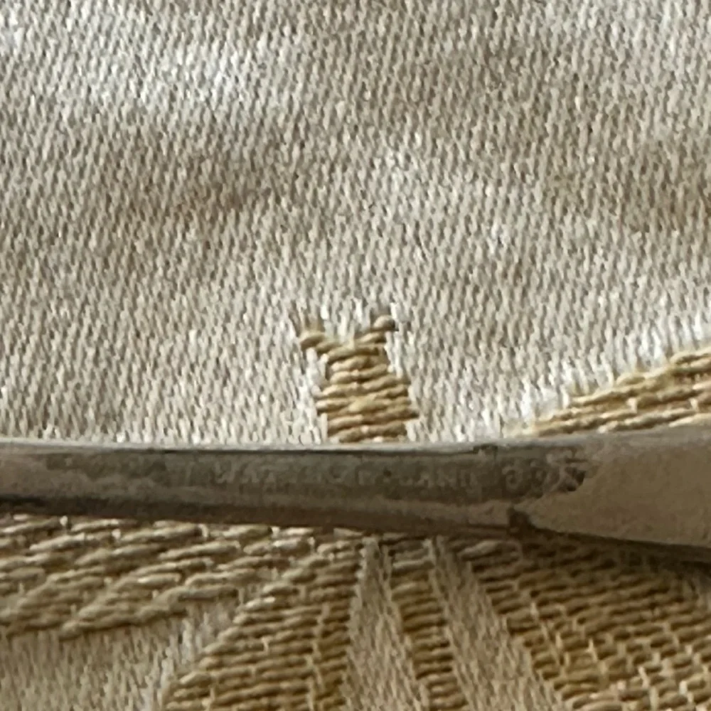 Pre 1891 Watts & Ryland Scallop Shaped Sugar Spoon.